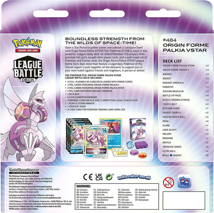 Pokémon - League Battle Deck  -  Origin form Palkia V Star