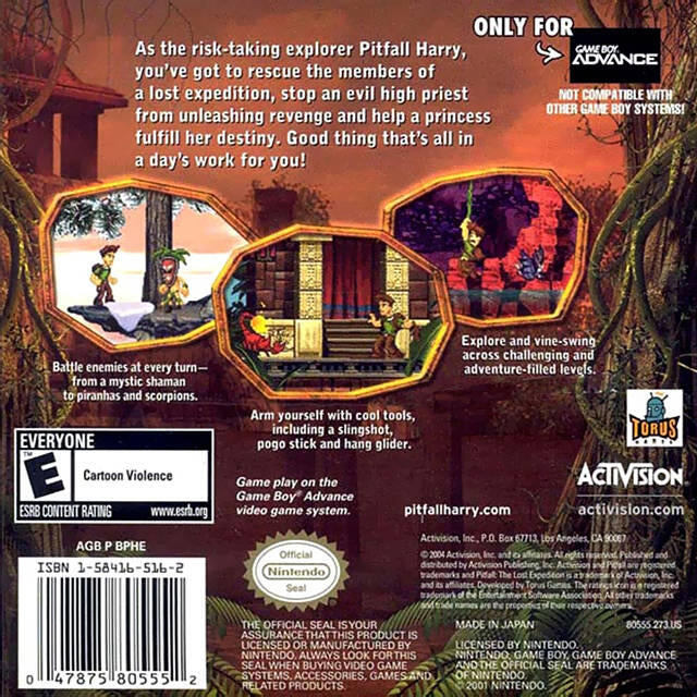 Pitfall: The Lost Expedition (used)