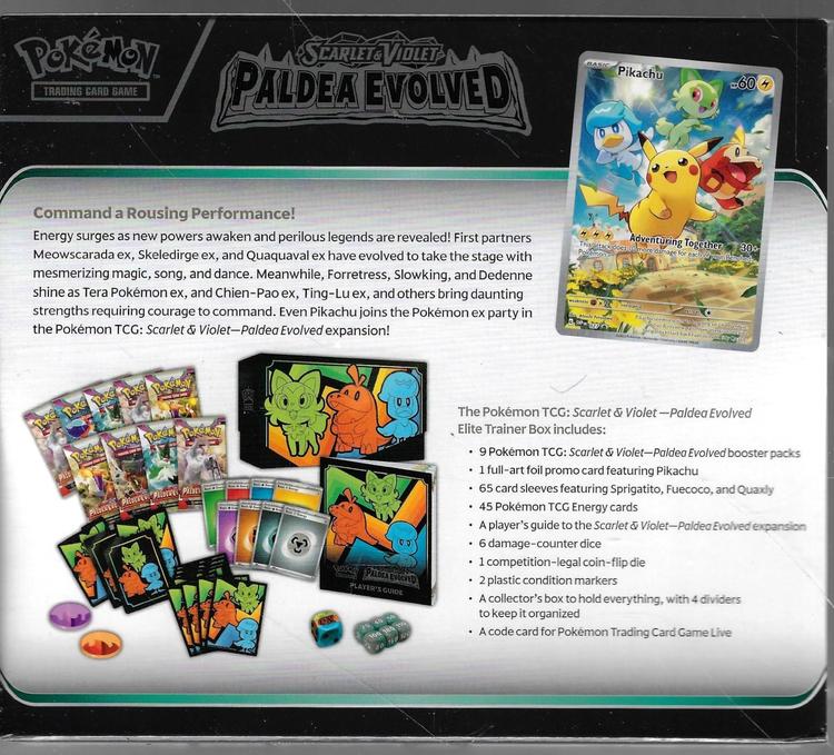 Pokémon - Elite Trainer Box  -  Scarlet & Violet  -  Paldea Evolved