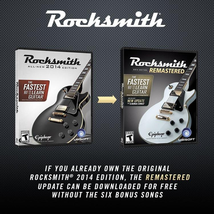 Rocksmith 2014 edition remastered (used)