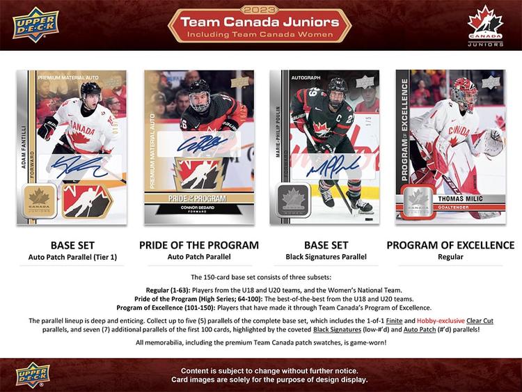 Upper Deck - Booster Hobby - 2023 Team Canada Juniors