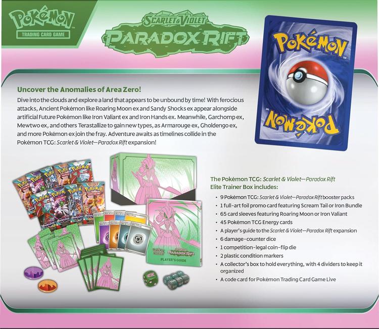 Pokémon - Elite Trainer Box  -  Scarlet & Violet  -  Paradox Rift