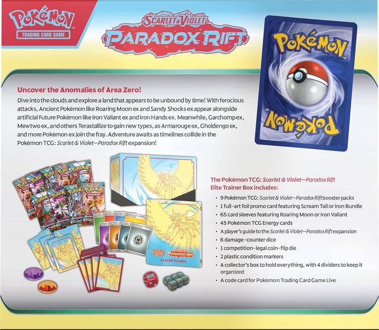 Pokémon - Elite Trainer Box  -  Scarlet & Violet  -  Paradox Rift