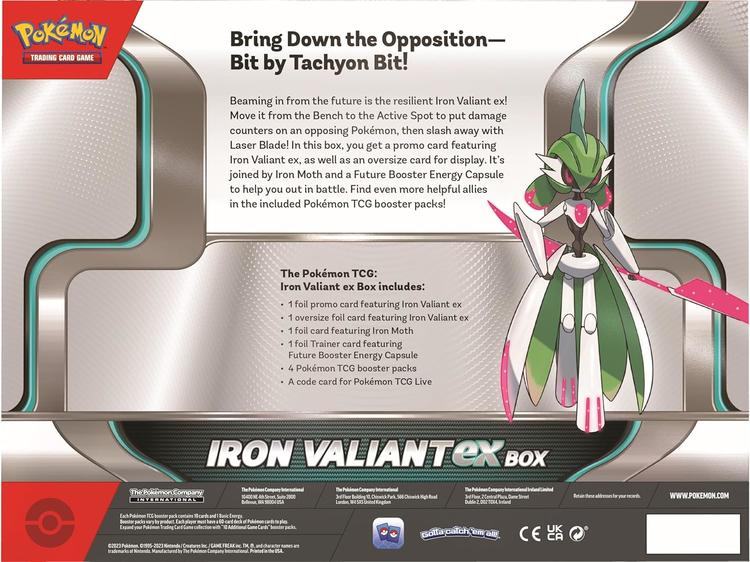 Pokémon - Iron Valiant ex box