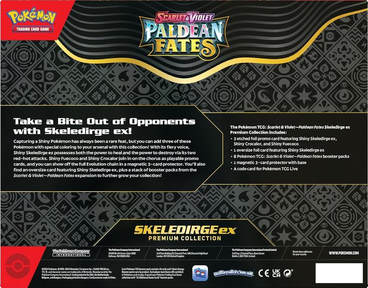 Pokémon - Scarlet & Violet Paldean Fates - Skeledirge ex Premium Collection