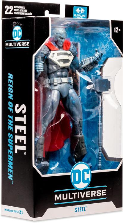 McFarlane - Figurine action de 17.8cm  -  DC Multiverse  -  Reign of the Supermen  -  Steel