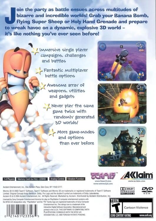 Worms 3D (used)