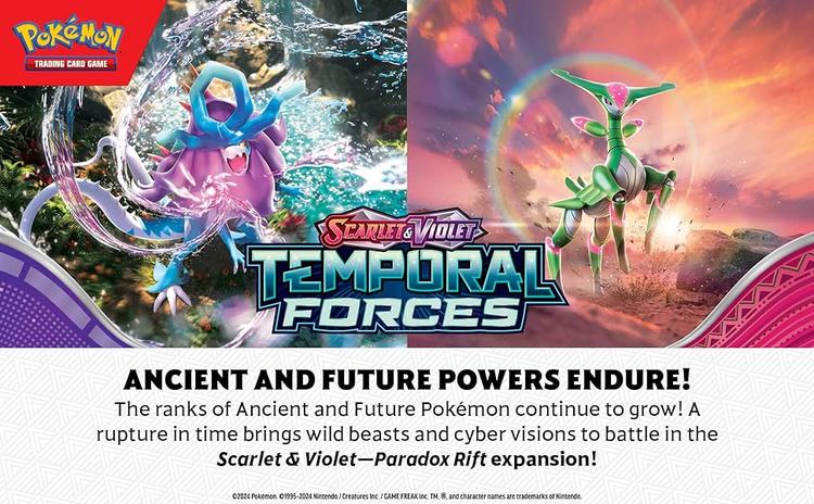 Pokémon - Elite Trainer Box  -  Scarlet & Violet  -  Temporal Forces  -  Iron Thorns