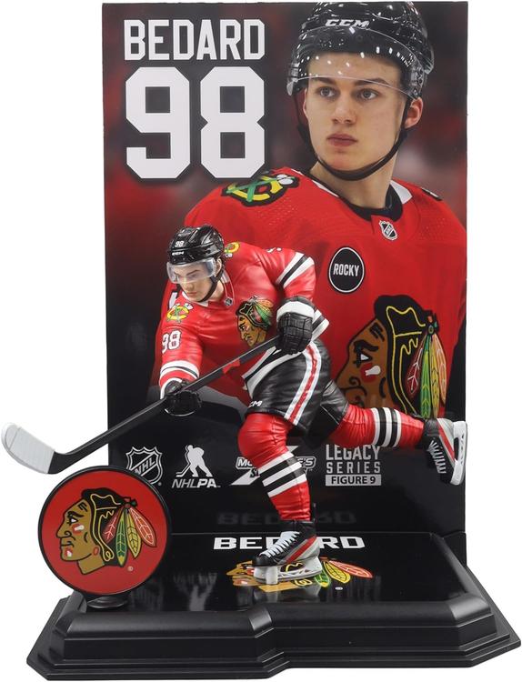 McFarlane - Figurine statue de 17.8cm  -  NHL Hockey  -  Chicago Blackhawks  -  Bedard 98