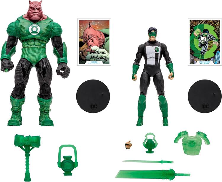 McFarlane - Gold Label collection  -  Figurine action de 17.8cm  -  DC Multiverse  -  Kilowog & Green Lantern