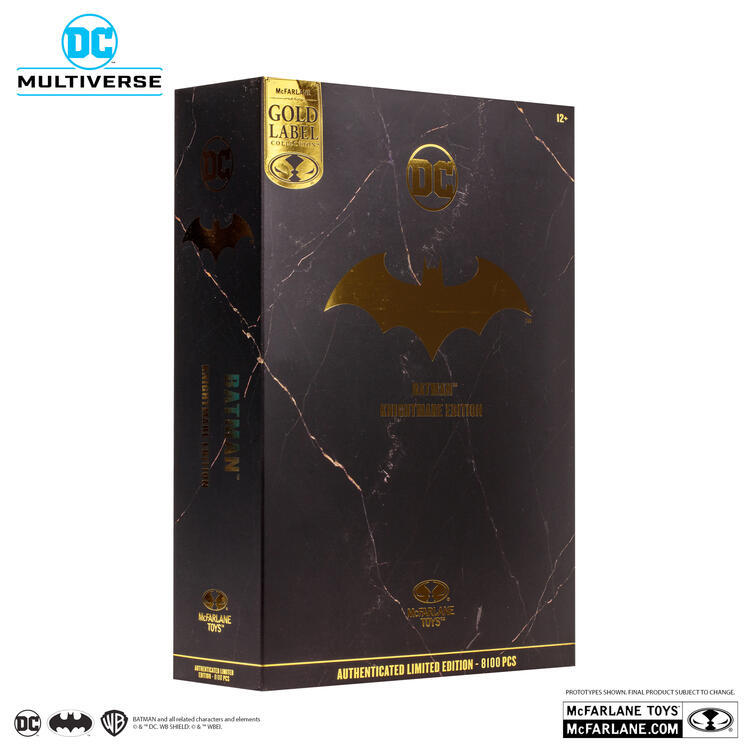 McFarlane - Gold Label collection  -  Figurine action de 17.8cm  -  DC Multiverse  -  Batman Knightmare Edition  (2024 Exclusive 8100 PCS Limited Edition)