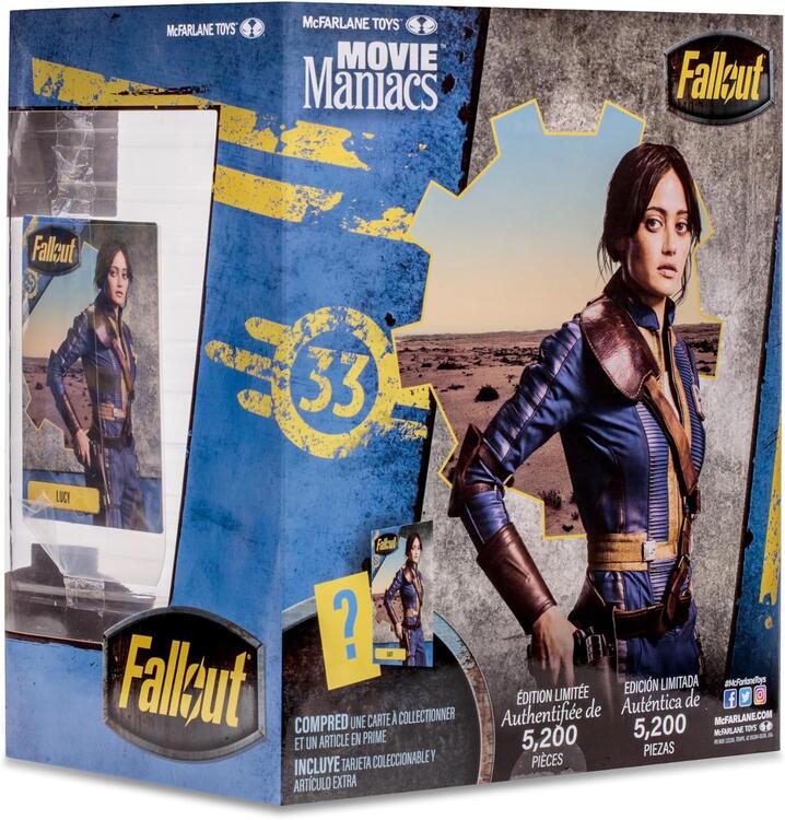 McFarlane Toys - Movie Maniacs  -  Figurine statue de 17.8cm  -  Fallout  -  Lucy  (Authenticated Limited Edition of 5200 Pieces)