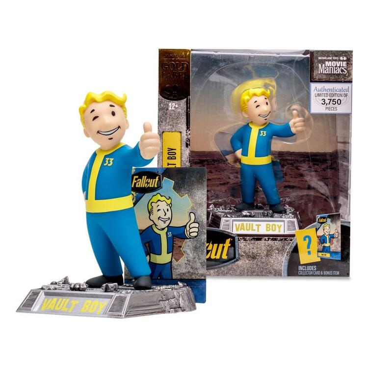 McFarlane Toys - Movie Maniacs  -  Figurine statue de 17.8cm  -  Fallout  -  Vault Boy  (Authenticated Limited Edition of 3750 Pieces)