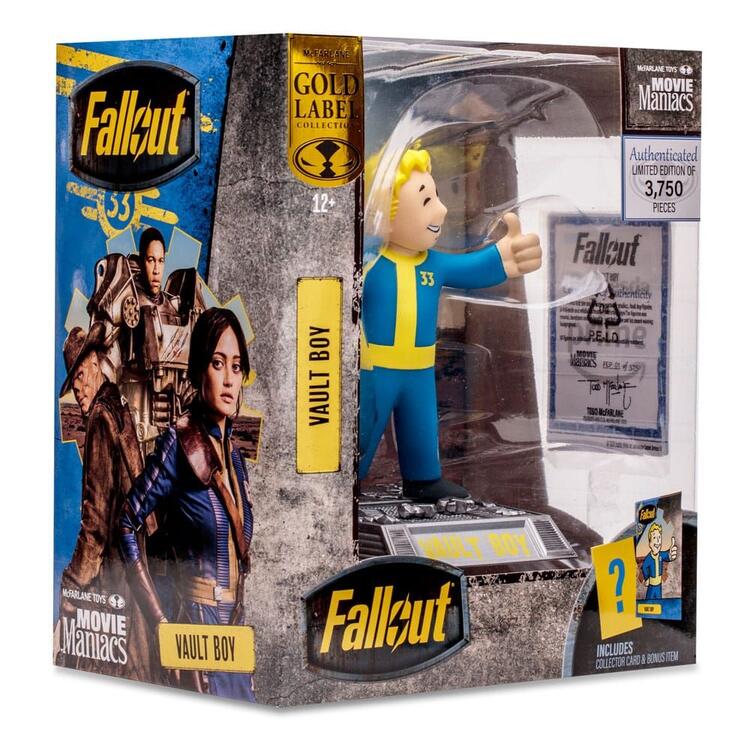 McFarlane Toys - Movie Maniacs  -  Figurine statue de 17.8cm  -  Fallout  -  Vault Boy  (Authenticated Limited Edition of 3750 Pieces)