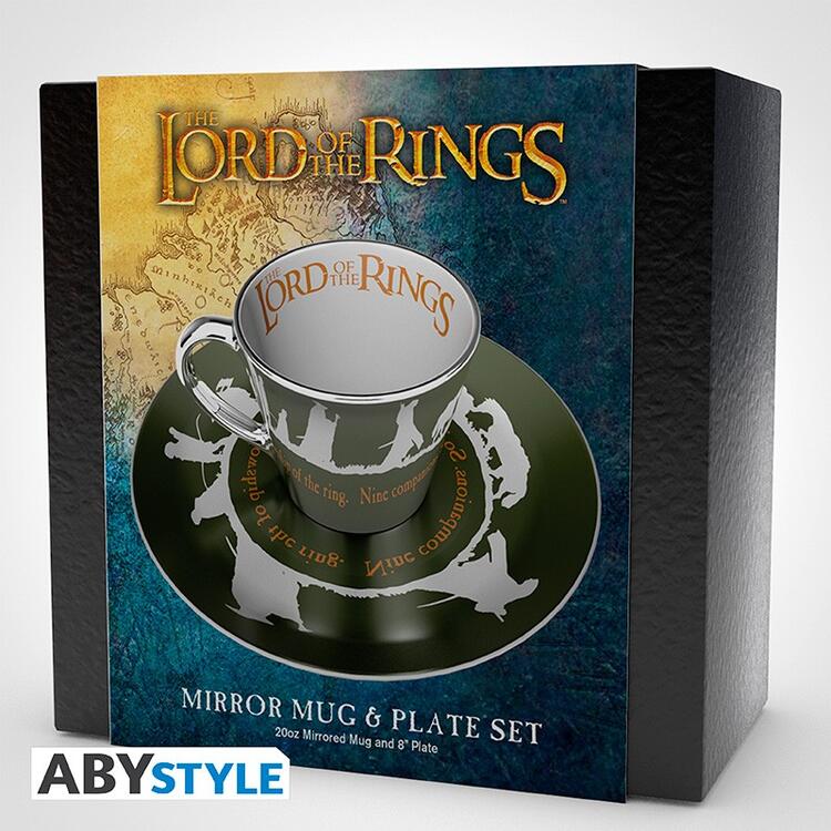 ABYstyle - Mirror Mug & Plate set Special Edition Collectors  -  The Lord of the Rings