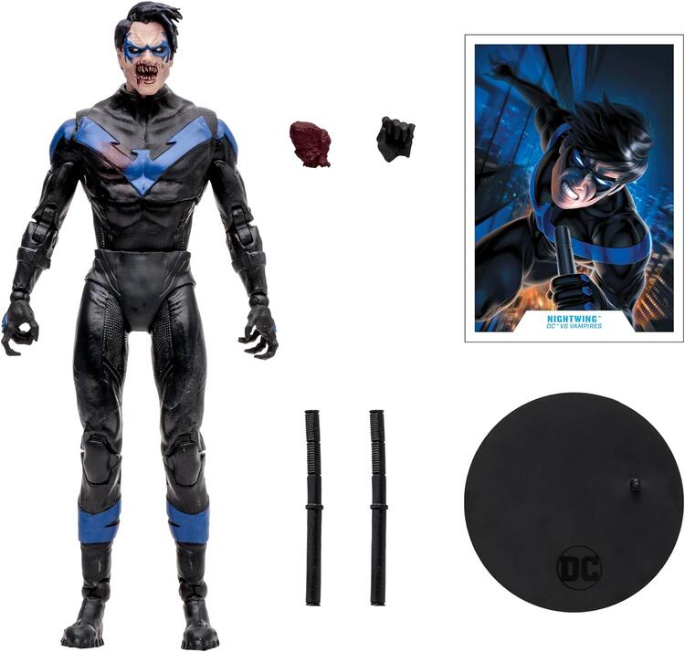 McFarlane - Gold Label collection  -  Figurine action de 17.8cm  -  DC Multiverse  -  DC vs Vampires  -  Nightwing