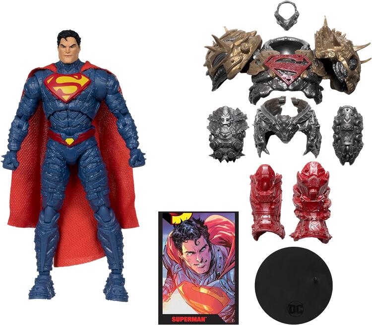 McFarlane - DC Direct - Figurine DC de 17.8cm  -  Superman Ghosts of Krypton Comic inclus  -  Superman