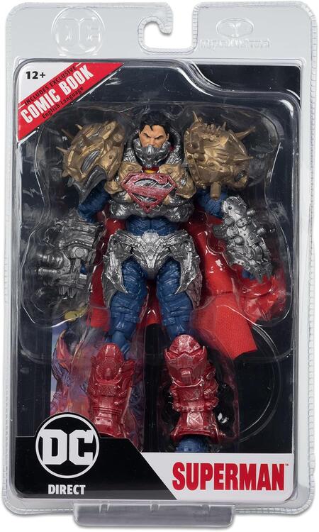 McFarlane - DC Direct - Figurine DC de 17.8cm  -  Superman Ghosts of Krypton Comic inclus  -  Superman