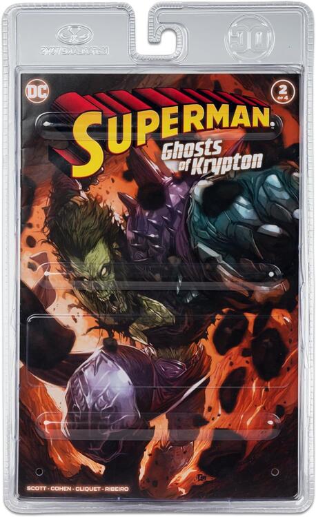 McFarlane - DC Direct - Figurine DC de 17.8cm  -  Superman Ghosts of Krypton Comic inclus  -  Ghost of Zod