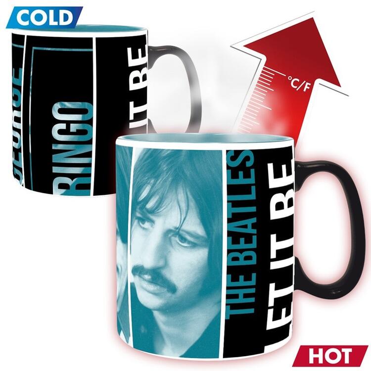 ABYstyle - Grande tasse thermo-réactive de 460 ml  -  The Beatles