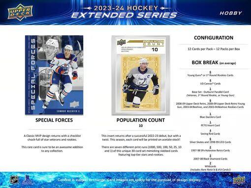 Upper Deck - Booster Hobby - 2023-24 Hockey Extended Series