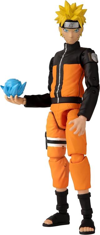 Bandai - Figurine d'action de 15cm - Anime Heroes - Naruto Shippuden - Uzumaki Naruto