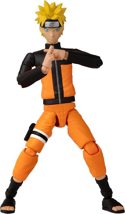 Bandai - Figurine d'action de 15cm - Anime Heroes - Naruto Shippuden - Uzumaki Naruto