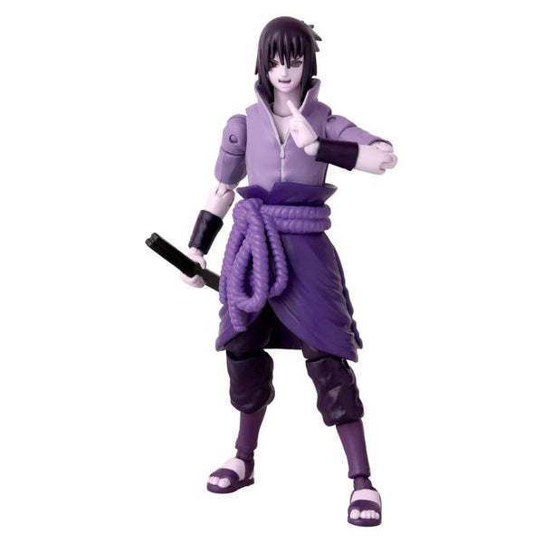 Bandai - Figurine d'action de 15cm - Anime Heroes - Naruto Shippuden - Sasuke Uchiha Rinnegan / Mangekyo Sharingan