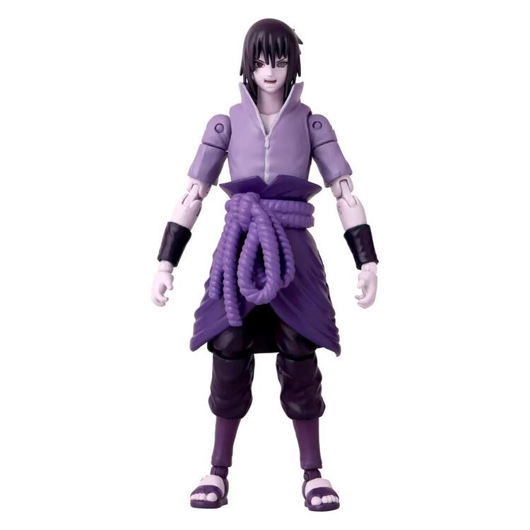 Bandai - Figurine d'action de 15cm - Anime Heroes - Naruto Shippuden - Sasuke Uchiha Rinnegan / Mangekyo Sharingan