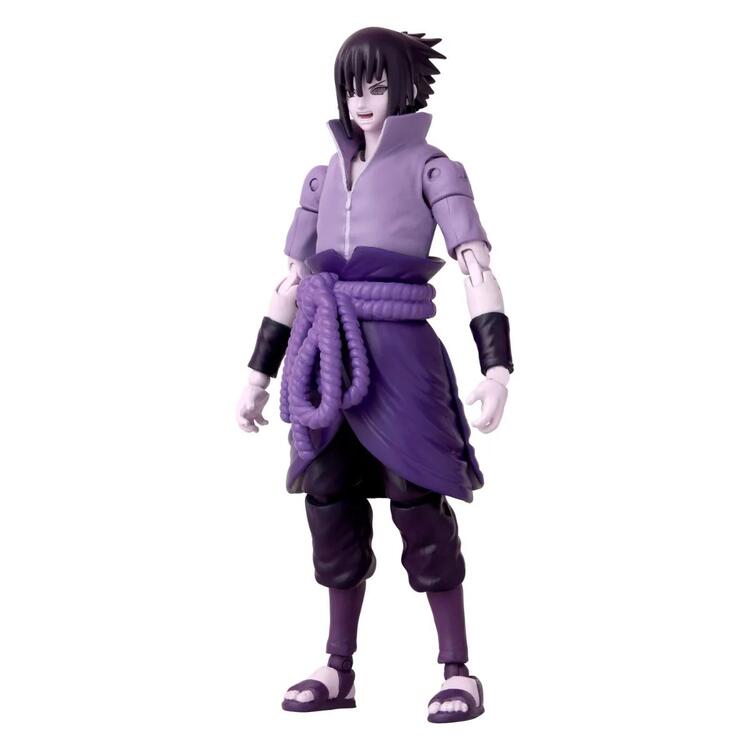 Bandai - Figurine d'action de 15cm - Anime Heroes - Naruto Shippuden - Sasuke Uchiha Rinnegan / Mangekyo Sharingan