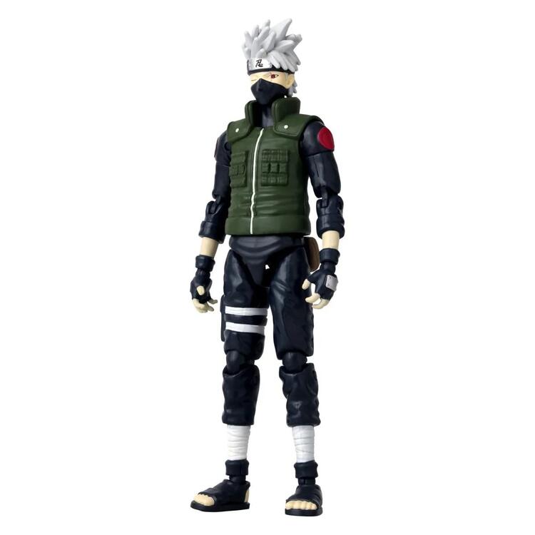 Bandai - Figurine d'action de 15cm  -  Anime Heroes  -  Naruto Shippuden  -  Kakashi Hatake Fourth Great Ninja War