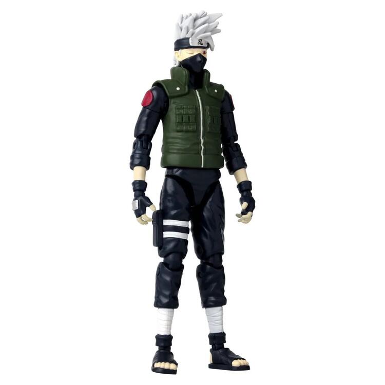 Bandai - Figurine d'action de 15cm  -  Anime Heroes  -  Naruto Shippuden  -  Kakashi Hatake Fourth Great Ninja War