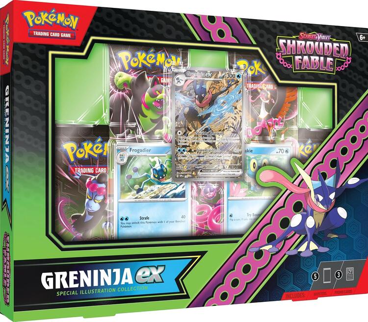 Pokémon - Scarlet & Violet  -  Shrouded Fable  -  Greninja ex Special Illustration Collection