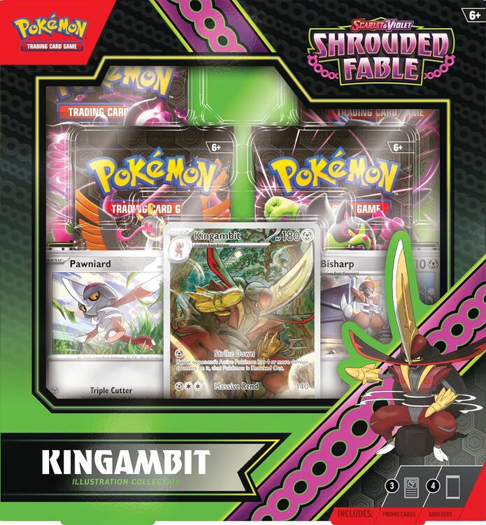 Pokémon - Scarlet & Violet  -  Shrouded Fable  -  Kingambit Illustration Collection