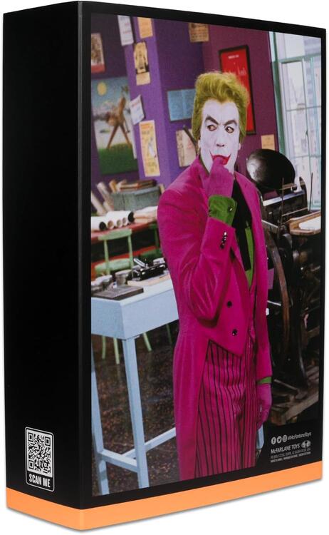 McFarlane - Gold Label collection  -  Figurine action de 17.8cm  -  DC Multiverse  -  Batman: Classic TV Series  -  The Joker Black Light Edition (Authenticated Limited Edition - 6300 PCS)