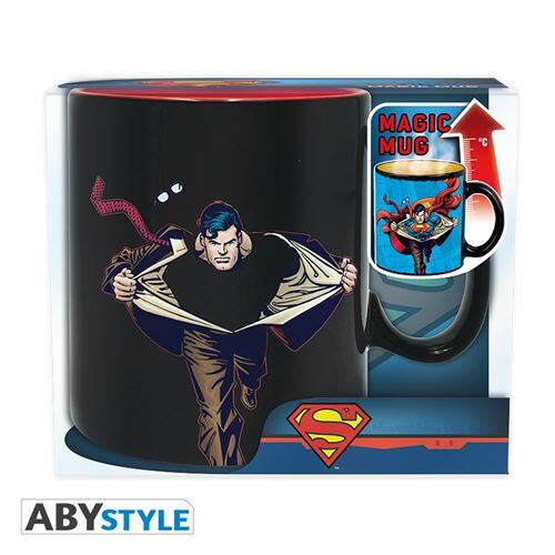 ABYstyle - Grande tasse thermo-réactive de 460 ml  -  DC Superman