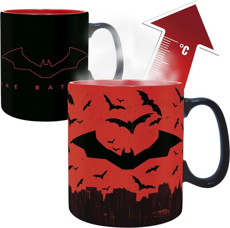 ABYstyle - Grande tasse thermo-réactive de 460 ml  -  DC Batman