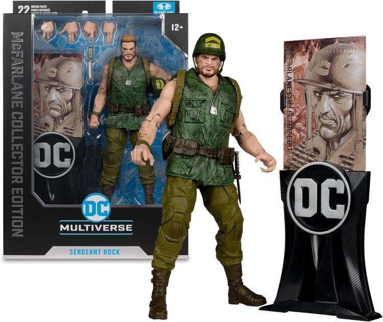 McFarlane Collector edition - Figurine action de 17.8cm  -  DC Multiverse  -  DC Classic  -  Sergeant Rock