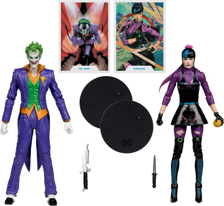 McFarlane - Figurine action de 17.8cm  -  DC Multiverse  -  The Joker & Punchline