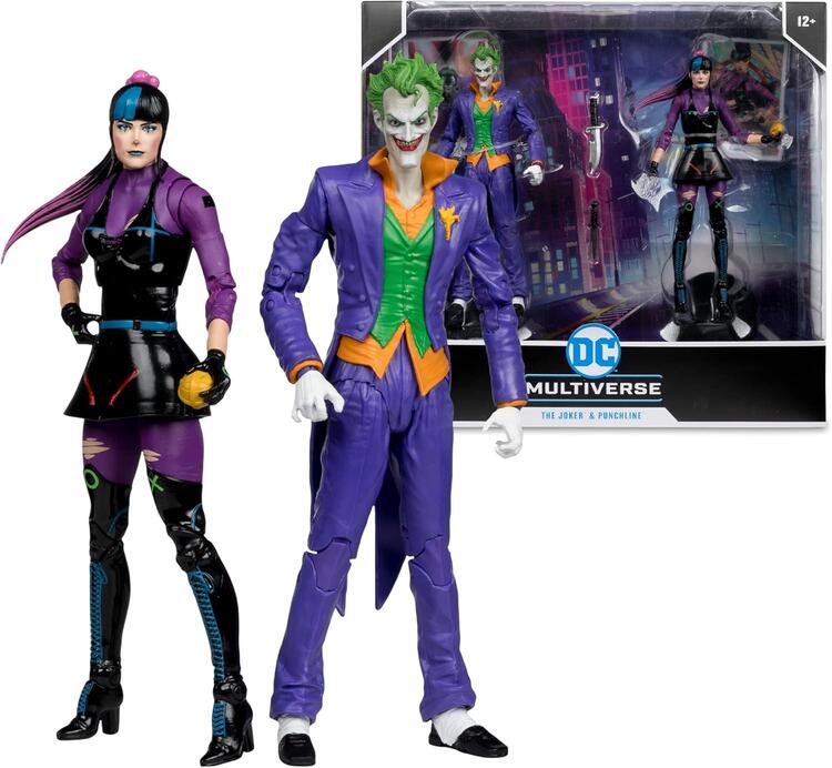 McFarlane - Figurine action de 17.8cm  -  DC Multiverse  -  The Joker & Punchline