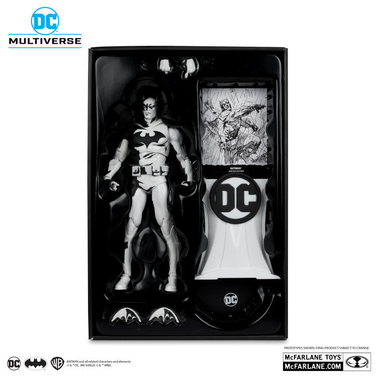 McFarlane - Gold Label collection  -  Figurine action de 17.8cm  -  DC Multiverse Batman Hush Sketch Edition ( Authenticated Limited Edition - 4800pcs)