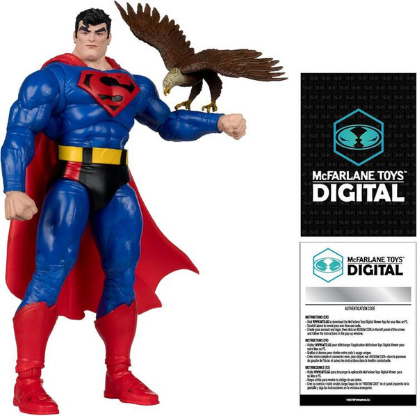 McFarlane Toys Digital - Figurine action de 17.8cm  -  DC Multiverse  -  Our Worlds at War  -  Superman