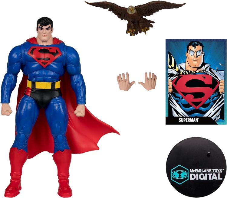 McFarlane Toys Digital - Figurine action de 17.8cm  -  DC Multiverse  -  Our Worlds at War  -  Superman