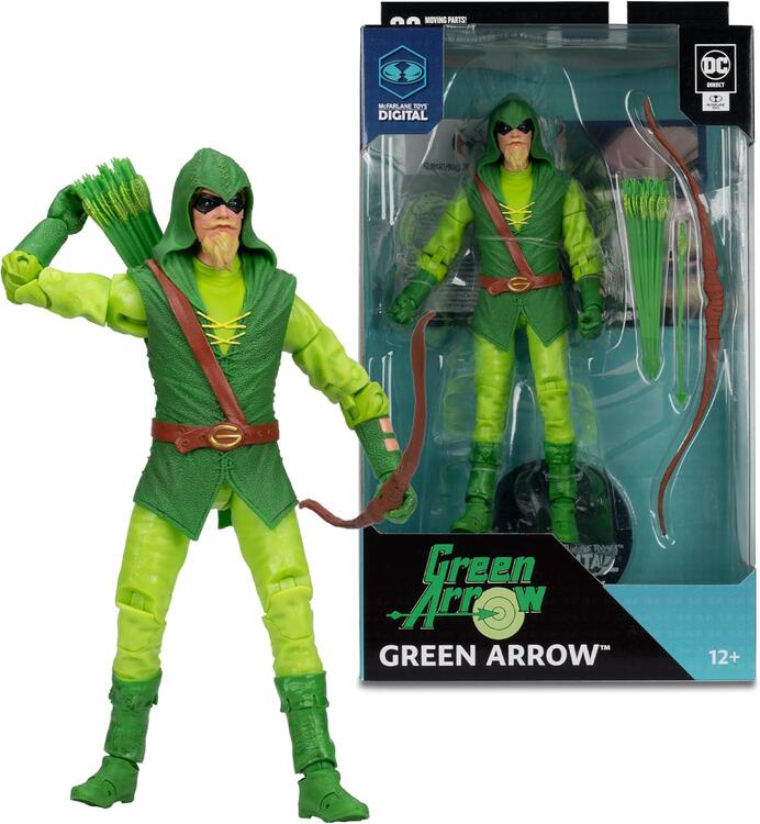 McFarlane Toys Digital - Figurine action de 17.8cm  -  DC Multiverse  -  Longbow Hunter  -  Green Arrow