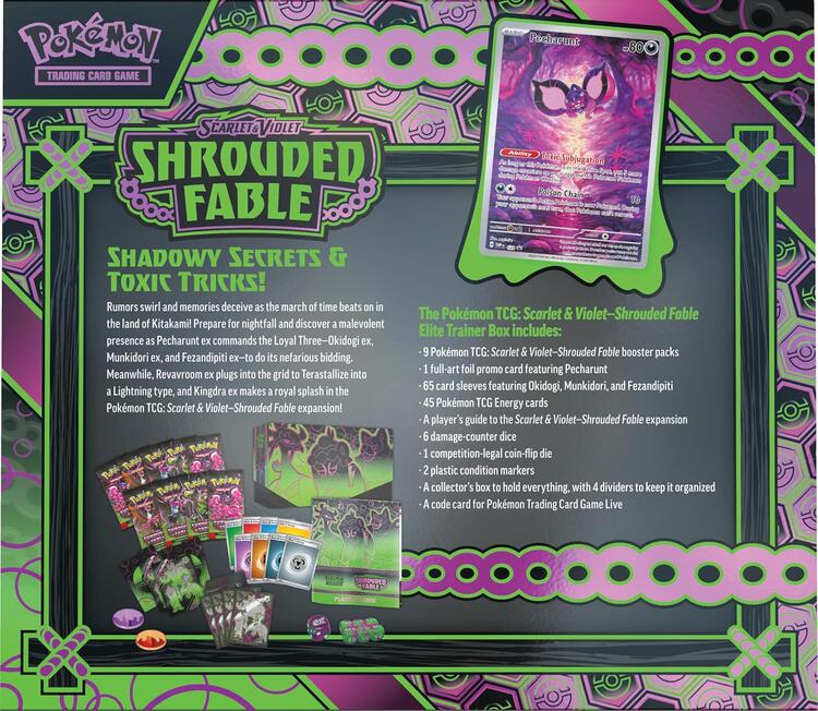 Pokémon - Elite Trainer Box  -  Scarlet & Violet  -  Shrouded Fable