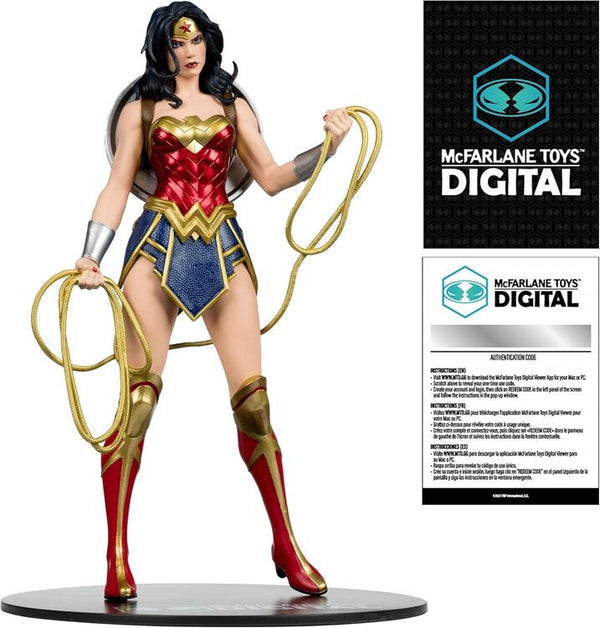 McFarlane Toys Digital - Figurine Statue de 30cm  -  Wonder Women By Jim Lee