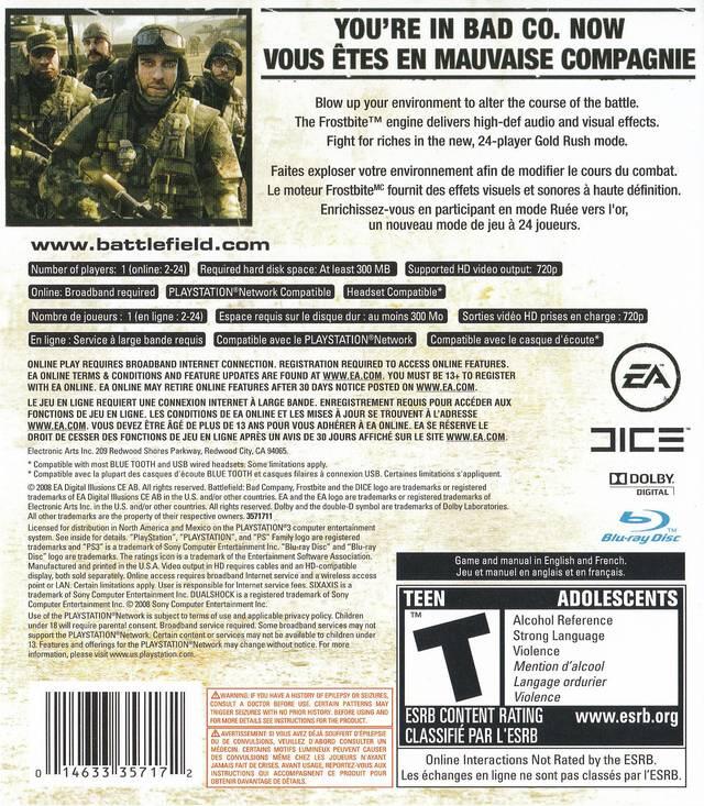 Battlefield: Bad Company (usagé)