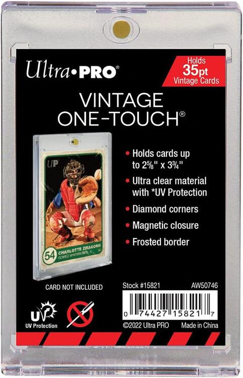 Ultra Pro - Protecteur One-Touch magnétique pour cartes "Vintage" de 35pt