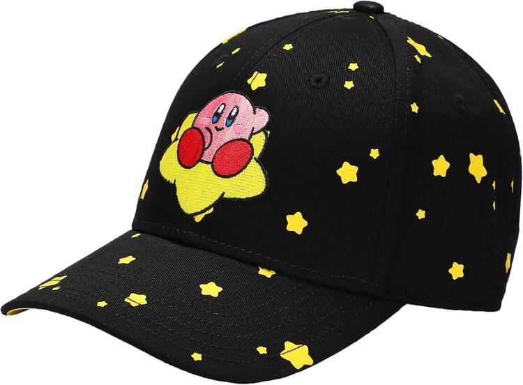 Bioworld - Kirby Black and Yellow Adjustable Pre-Curved Cap