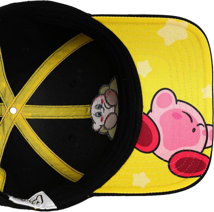 Bioworld - Kirby Black and Yellow Adjustable Pre-Curved Cap